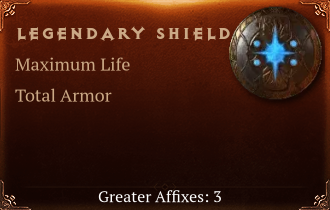 Legendary Shield[Life(Greater),TA(Greater),Crit(Greater)]