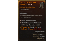 Legendary Boots[*27 MS | *15 ResistAll]