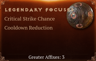 Legendary Focuses[Crit(Greater),CDR(Greater),LHC(Greater)]