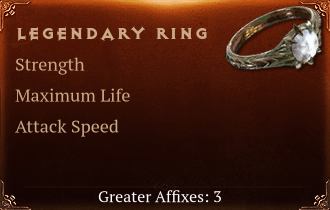 Legendary Ring[STR(Greater),Life(Greater),ATKSPD(Greater)]