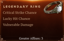 Legendary Ring[Crit(Greater),LHC(Greater),DMG_Vulnerable(Greater)]