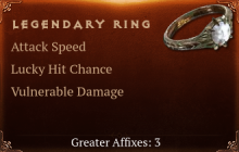 Legendary Ring[ATKSPD(Greater),LHC(Greater),DMG_Vulnerable(Greater)]