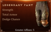 Legendary Pant[STR(Greater),TA(Greater),Dodge(Greater)]