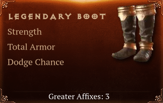 Legendary Boot[STR(Greater),TA(Greater),Dodge(Greater)]