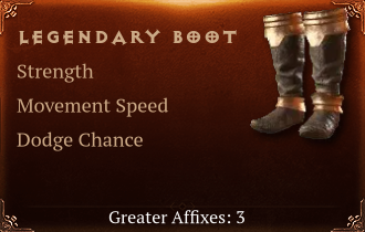 Legendary Boot[STR(Greater),MS(Greater),Dodge(Greater)]