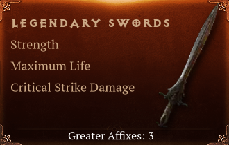 Legendary Swords[STR(Greater),Life(Greater),DMG_Crit(Greater)]