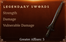 Legendary Swords[STR(Greater),DMG(Greater),DMG_Vulnerable(Greater)]