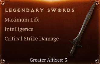 Legendary Swords[Life(Greater),INT(Greater),DMG_Crit(Greater)]