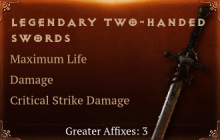 Legendary Two-Handed Swords[Life(Greater),DMG(Greater),DMG_Crit(Greater)]