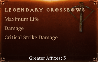 Legendary Crossbows[Life(Greater),DMG(Greater),DMG_Crit(Greater)]