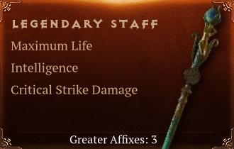 Legendary Staff[Life(Greater),INT(Greater),DMG_Crit(Greater)]