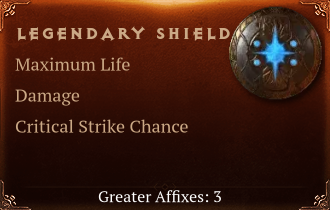 Legendary Shield[Life(Greater),DMG(Greater),Crit(Greater)]