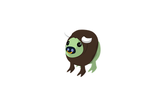 Zombie Buffalo (Adopt Me - Pet) [Adopt Me - Pet]