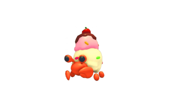 Ice Cream Hermit Crab (Adopt Me - Pet) [Adopt Me - Pet]