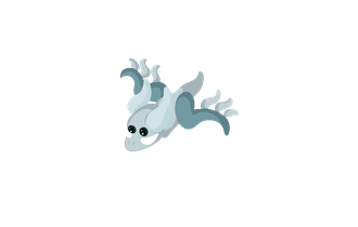 Halloween White Ghost Dragon (Adopt Me - Pet) [Adopt Me - Pet]