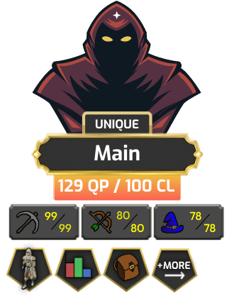 Main | TTL: 1493 | CL: 100 | QP: 129 [Graceful, Pets, 99 MINING + MORE!]