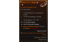 Legendary Ring[*13.5 ATKSPD | *60 DMG_Vulnerable | 86 INT]