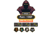 Pure - 1 DEF | Starter | TTL: 255 | CL: 3 [Pets + MORE!]