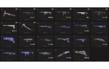 UNIQUE - Unranked - 3x Knife Skins [16 Agents, LVL 60, Glitchpop Axe and MORE!]