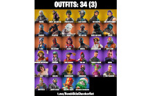 UNIQUE - The Reaper, Take The L  [34 Skins, 27 Axes, 25 Emotes, 34 Gliders and MORE!]