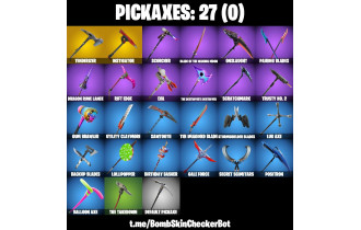 UNIQUE - The Reaper, Take The L  [34 Skins, 27 Axes, 25 Emotes, 34 Gliders and MORE!]