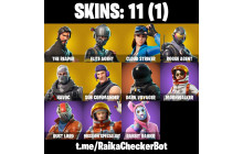 UNIQUE - The Reaper, Elite Agent  [11 Skins, 9 Axes, 12 Emotes, 9 Gliders and MORE!]