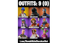 UNIQUE - Take the L,  [9 Skins,7 Axes, 7 Emotes, 9 Gliders and MORE!]