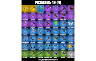 UNIQUE - Black Knight,  AC/DC  [80 Skins, 610 Vbucks, 49 Axes, 88 Emotes, 76 Gliders and MORE!]