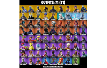 UNIQUE - Black Knight, AC/DC [71 Skins, 42 Axes, 56 Emotes, 58 Gliders and MORE!]