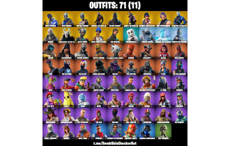 UNIQUE - Black Knight, AC/DC [71 Skins, 42 Axes, 56 Emotes, 58 Gliders and MORE!]