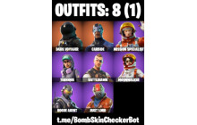 UNIQUE -  Rogue Agent ,  Take The L  [8 Skins, 4 Axes, 10 Emotes, 7 Gliders and MORE!]