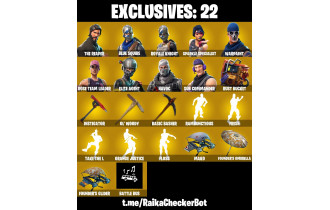 UNIQUE - Sparkle Specialist , The Reaper  [58 Skins, 250 Vbucks, 42 Axes, 58 Emotes, 50 Gliders and MORE!]