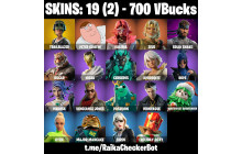 UNIQUE - Trailblazer , Peter Griffin [19 Skins, 700 Vbucks, 22 Axes, 24 Emotes, 25 Gliders and MORE!]