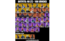 UNIQUE - The Reaper,  Take The L  [40 Skins, 100 Vbucks, 23 Axes, 30 Emotes, 22 Gliders and MORE!]