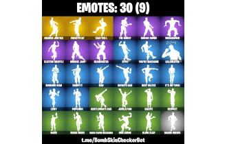 UNIQUE - The Reaper,  Take The L  [40 Skins, 100 Vbucks, 23 Axes, 30 Emotes, 22 Gliders and MORE!]