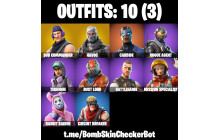 UNIQUE -  Rogue Agent ,  Take The L  [10 Skins, 7 Axes, 15 Emotes, 11 Gliders and MORE!]