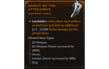 Aspect of The Aftershock [Max Roll]