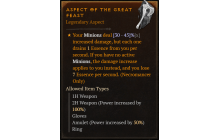 Aspect of the Great Feast [Max Roll]