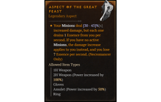 Aspect of the Great Feast [Max Roll]