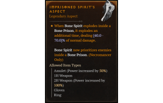 Imprisoned Spirit's Aspect [Max Roll]