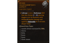 Mired Sharpshooter's Aspect [Max Roll]