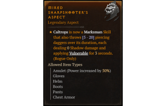 Mired Sharpshooter's Aspect [Max Roll]