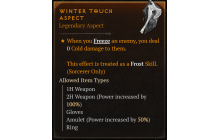 Winter Touch Aspect [Max Roll]