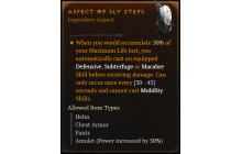 Aspect of Sly Steps [Max Roll]