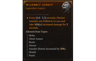 Wildbolt Aspect [Max Roll]