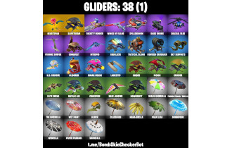 UNIQUE -  Trailblazer ,  Freestylin [45 Skins, 100 Vbucks, 28 Axes, 40 Emotes, 38 Gliders and MORE!]