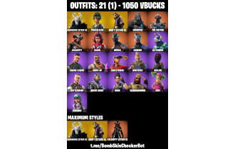 UNIQUE -  Trailblazer , Rogue Agent  [21 Skins, 1050 Vbucks, 13 Axes, 14 Emotes, 14 Gliders and MORE!]