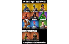 UNIQUE -  Sparkle Specialist,  Floss  [9 Skins, 200 Vbucks, 11 Axes, 24 Emotes, 25 Gliders and MORE!]