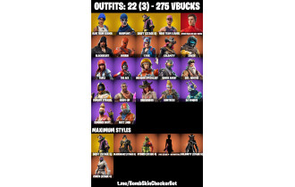 UNIQUE - OG STW ,  Fresh  [22 Skins, 275 Vbucks, 21 Axes, 41 Emotes, 29 Gliders and MORE!]