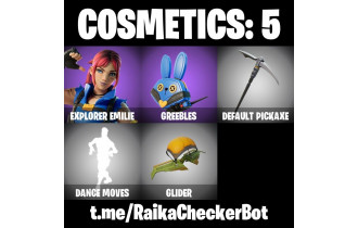 UNIQUE - Explorer Emilie, Greebles [2 Skins, 1 Axes, 1 Emotes, 1 Glider and MORE!]